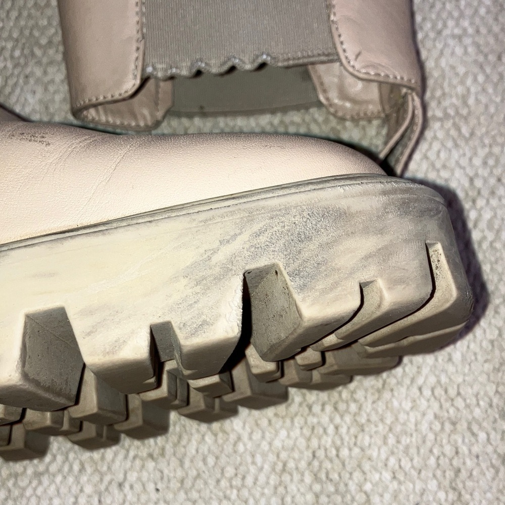 Zara Women’s size 38 dusty rose  Combat Boots - Picture 16 of 16